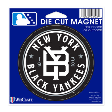 Somerset Patriots NY Black Yankees 5.X 5.25 Primary Car Magnet