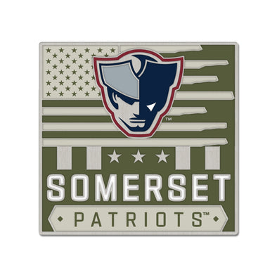 Somerset Patriots Military Appreciation Pin