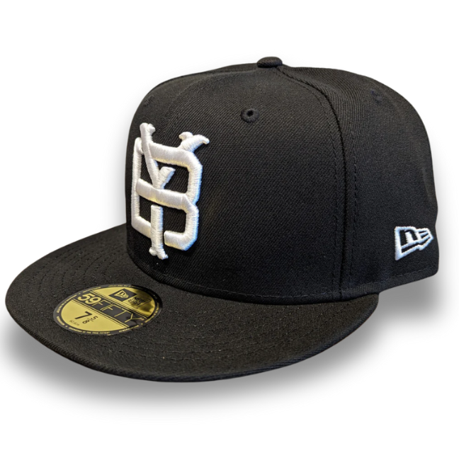 Somerset Patriots Authentic New Era New York Black Yankees 59FIFTY Fitted Cap