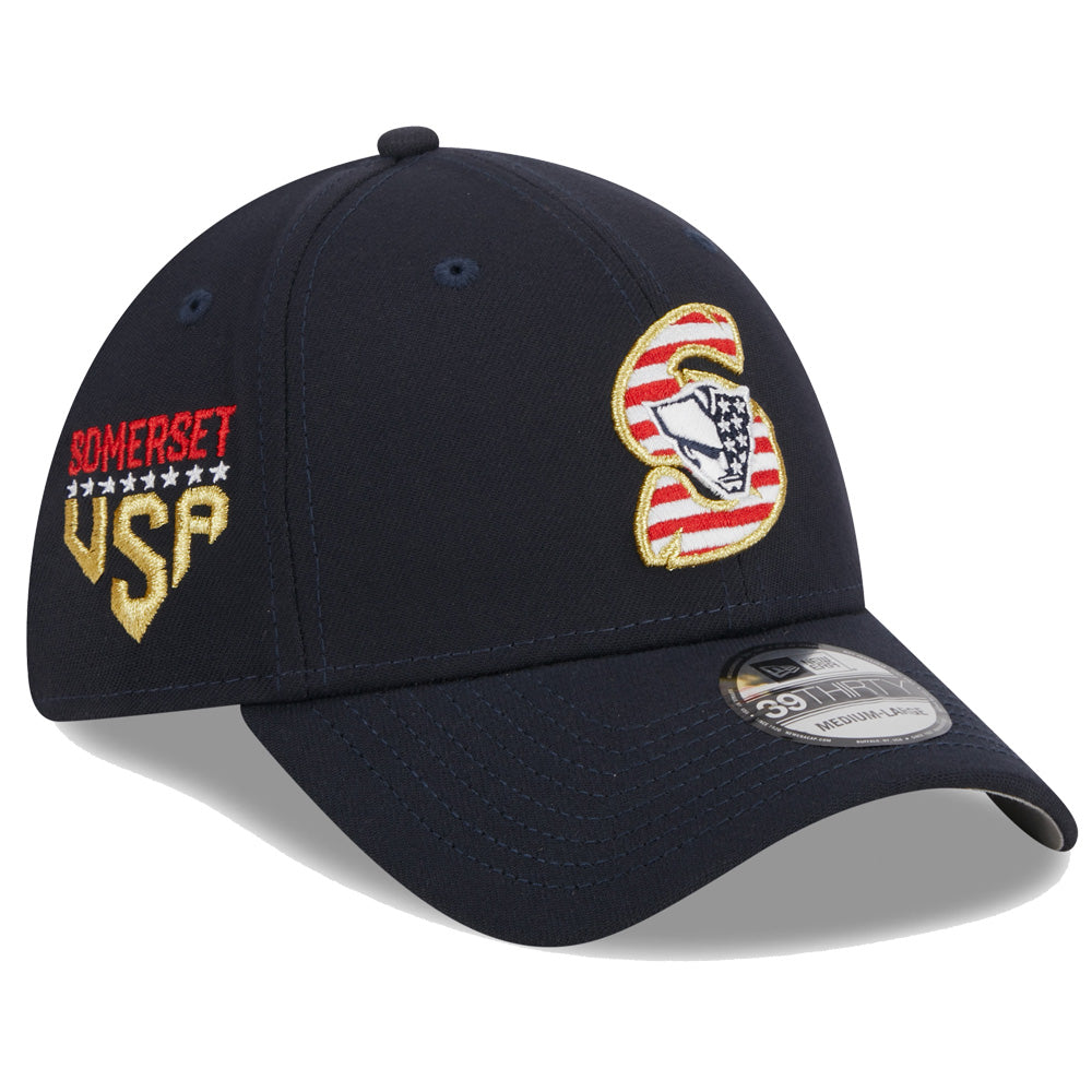 Somerset Patriots Flex – Somerset Store 39Thirty Stripes Team Cap Patriots Fit Stars and