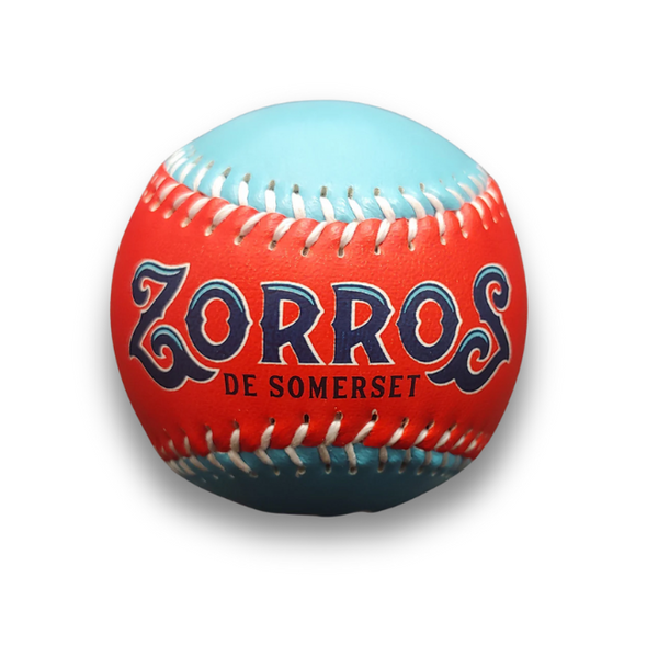 Somerset Patriots Copa de la Diversion Zorros de Somerset  Logo Ball