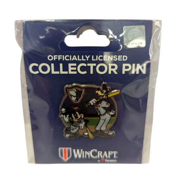 Somerset Patriots Disney Mickey and Goofy Play Ball Pin
