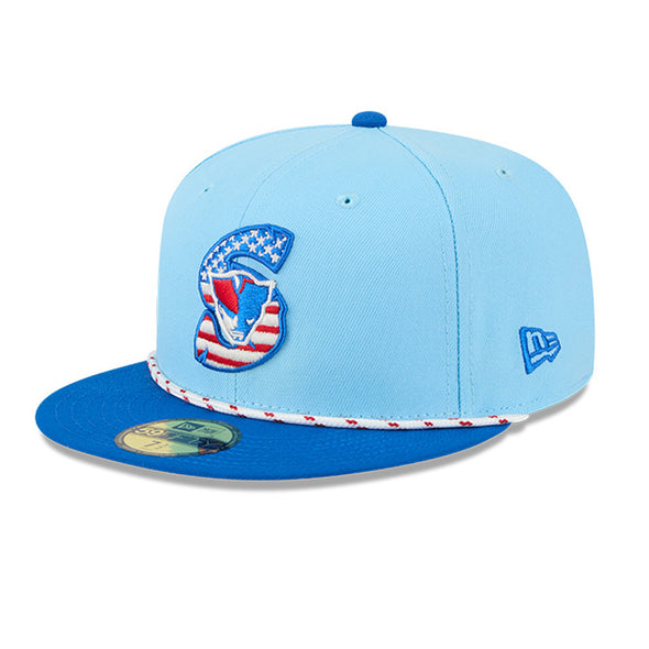 Somerset Patriots 59FIFTY Authentic On-field 2025 4th of July Cap