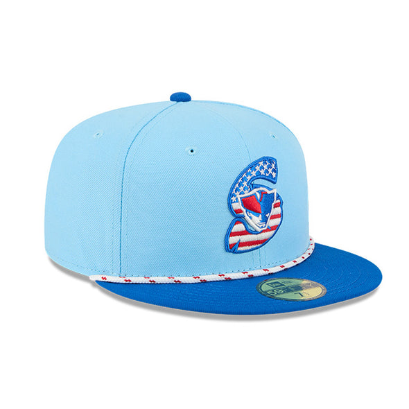 Somerset Patriots 59FIFTY Authentic On-field 2025 4th of July Cap
