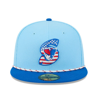 Somerset Patriots 59FIFTY Authentic On-field 2025 4th of July Cap