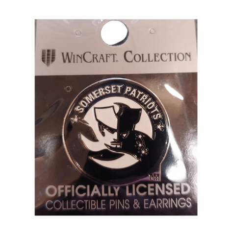 Somerset Patriots Black & White ICON Line Pin
