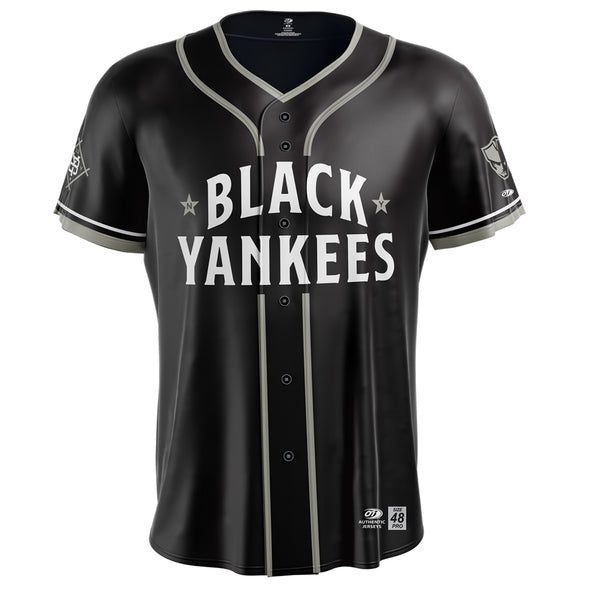 Somerset Patriots On-Field Authentic Black Yankees Jersey