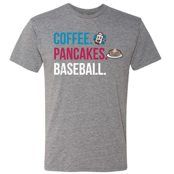 Somerset Patriots Adult Soft Style Jersey Diners Coffee Pancakes & Baseball Tee