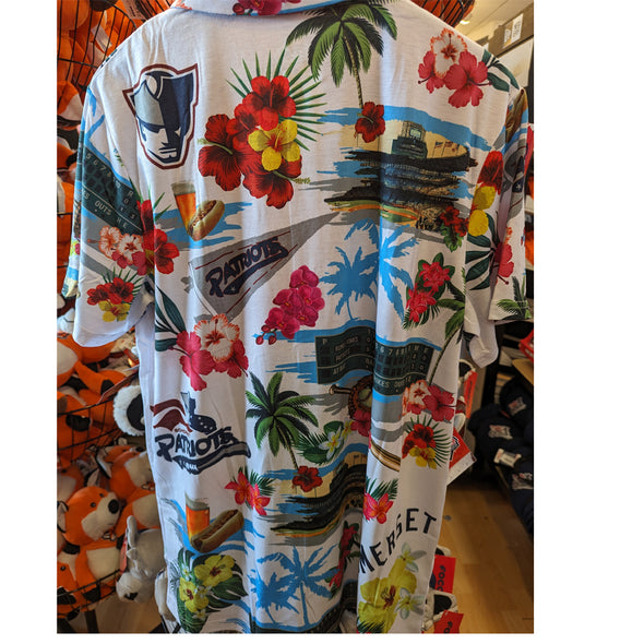 Somerset Patriots Lightweight Hawaiian Button Up Shirt