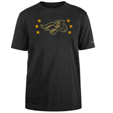 Somerset Patriots Mens 2024 Armed Forces Black Tee