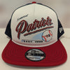 Somerset Patriots New Era Adult 9Fifty Retro Script Snap Back Cap