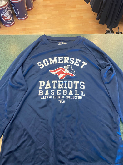 Alleson Youth Long Sleeve Somerset Patriots Authentic Collection