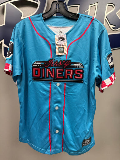 Somerset Patriots Youth Jersey Diners Sublimated Twill Replica Retail Jersey