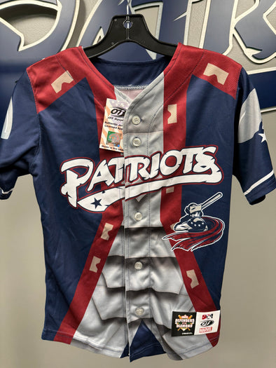 Somerset Patriots Youth Sublimated Marvel Inspired Replica Retail Jersey