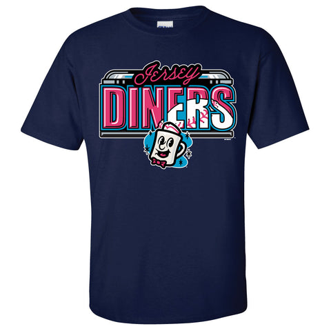 Somerset Patriots Adult Cotton Blend Jersey Diners Horizon T-shirt