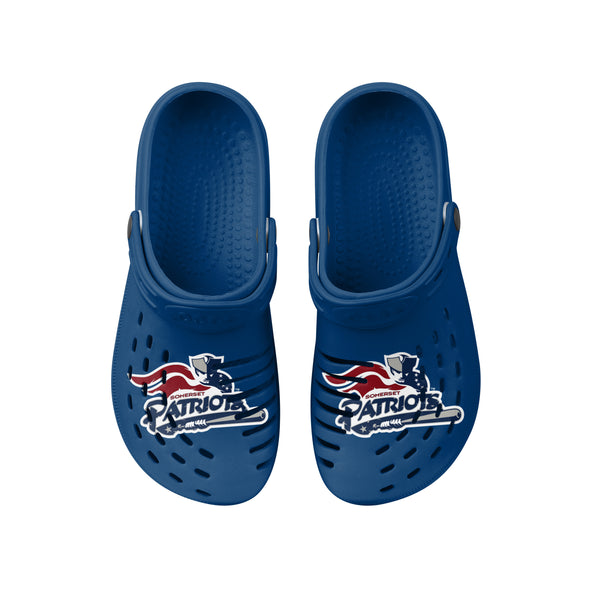 Somerset Patriots Team Big Logo Team Slip on Clog with Strap