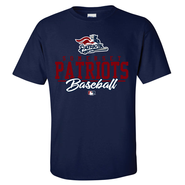 Somerset Patriots Barker Navy T-Shirt