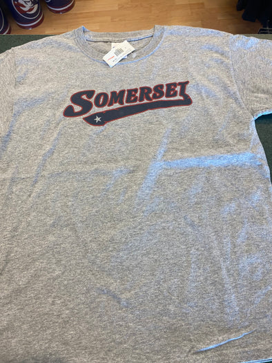 2014 Youth Road Grey Somerset Patriots Tee