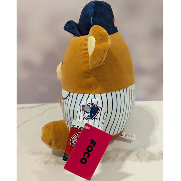 Somerset Patriots 12" Large Seated Mascot Squishy Plush Bear Doll
