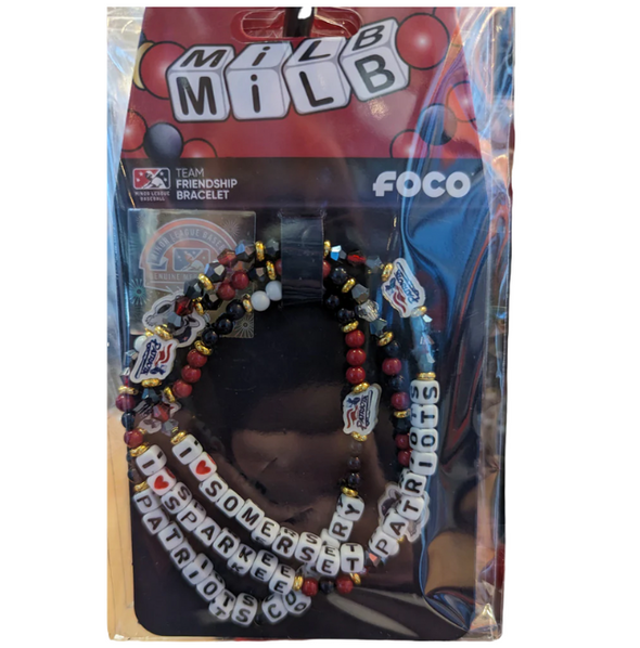 Somerset Patriots Team 3 Pack Team Bracelet