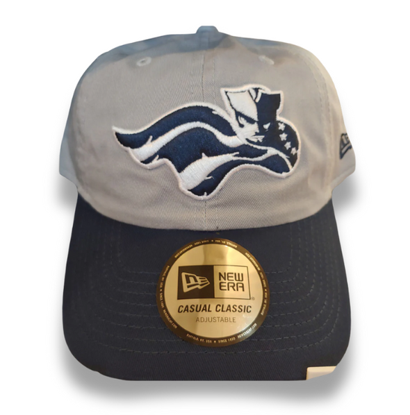 Somerset Patriots Adult New Era Team Clutch Adjustable Gray Navy Cap
