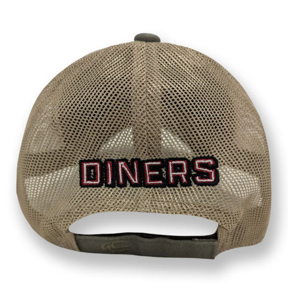Somerset Patriots Adult Jersey Diners Garment Washed State & Eggs Unstructured Mesh Back Cap