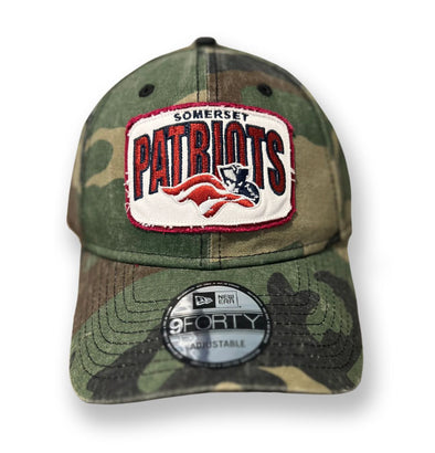 Somerset Patriots New Era Camo 9FORTY Adjustable Game Day Cap