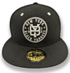 Somerset Patriots New Era New York Black Yankees Primary Medallion Logo Fitted Cap