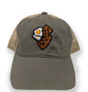 Somerset Patriots Adult Jersey Diners Garment Washed State & Eggs Unstructured Mesh Back Cap