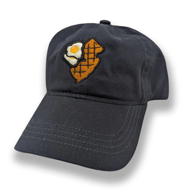 Jersey Diners Adult Jersey Diners State & Eggs Unstructured Slide Buckle Cap
