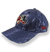 Somerset Patriots Youth Girls 9Forty Sequin Hook Loop Adjustable Cap