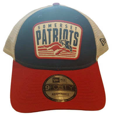 Flag Caps-Navy Red Pinstripe at  Men's Clothing store: Baseball Caps