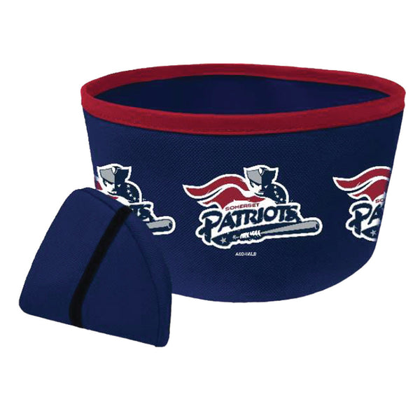 Somerset Patriots Collapsible Dog Travel Bowl