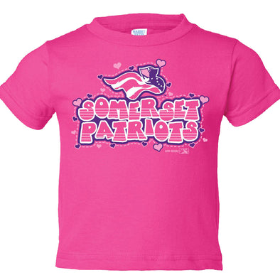 Somerset Patriots Infant Hot Pink Several Tshirt