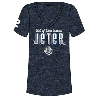 Somerset Patriots Ladies Jeter Hall of Fame Softstyle Vneck Tee