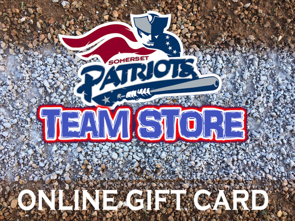 Somerset Patriots Team Store Merchandise Digital Gift Card