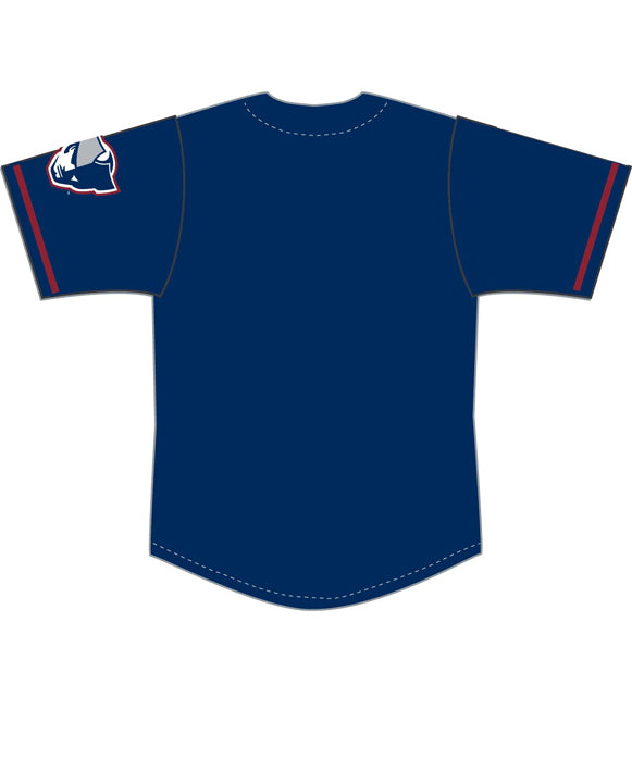 New era MLB Red White And Blue Baseball Bat New York Yankees Short Sleeve T-Shirt  Blue