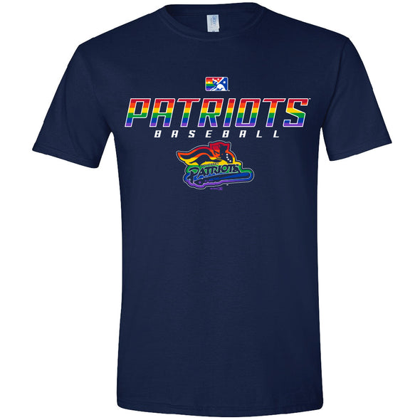 Somerset Patriots Adult Unisex Navy Pride Tee