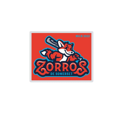 Zorros de Somerset Primary Logo Pin