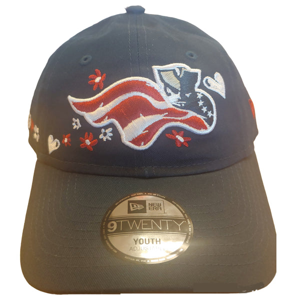 Somerset Patriots Youth Girls 9Twenty Floral Adjustable Slide Buckle Cap